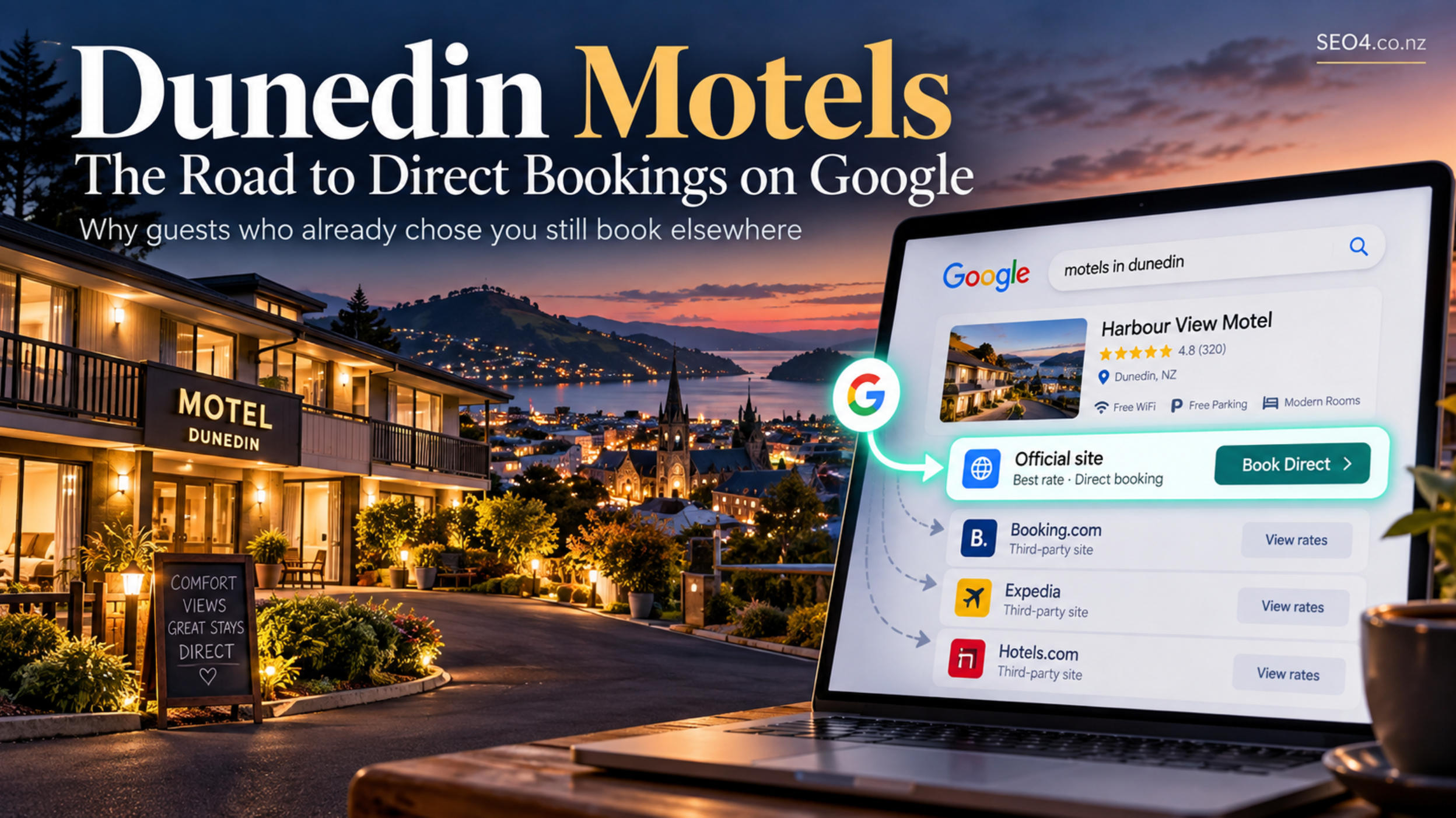 Motels Dunedin NZ on seo4.co.nz