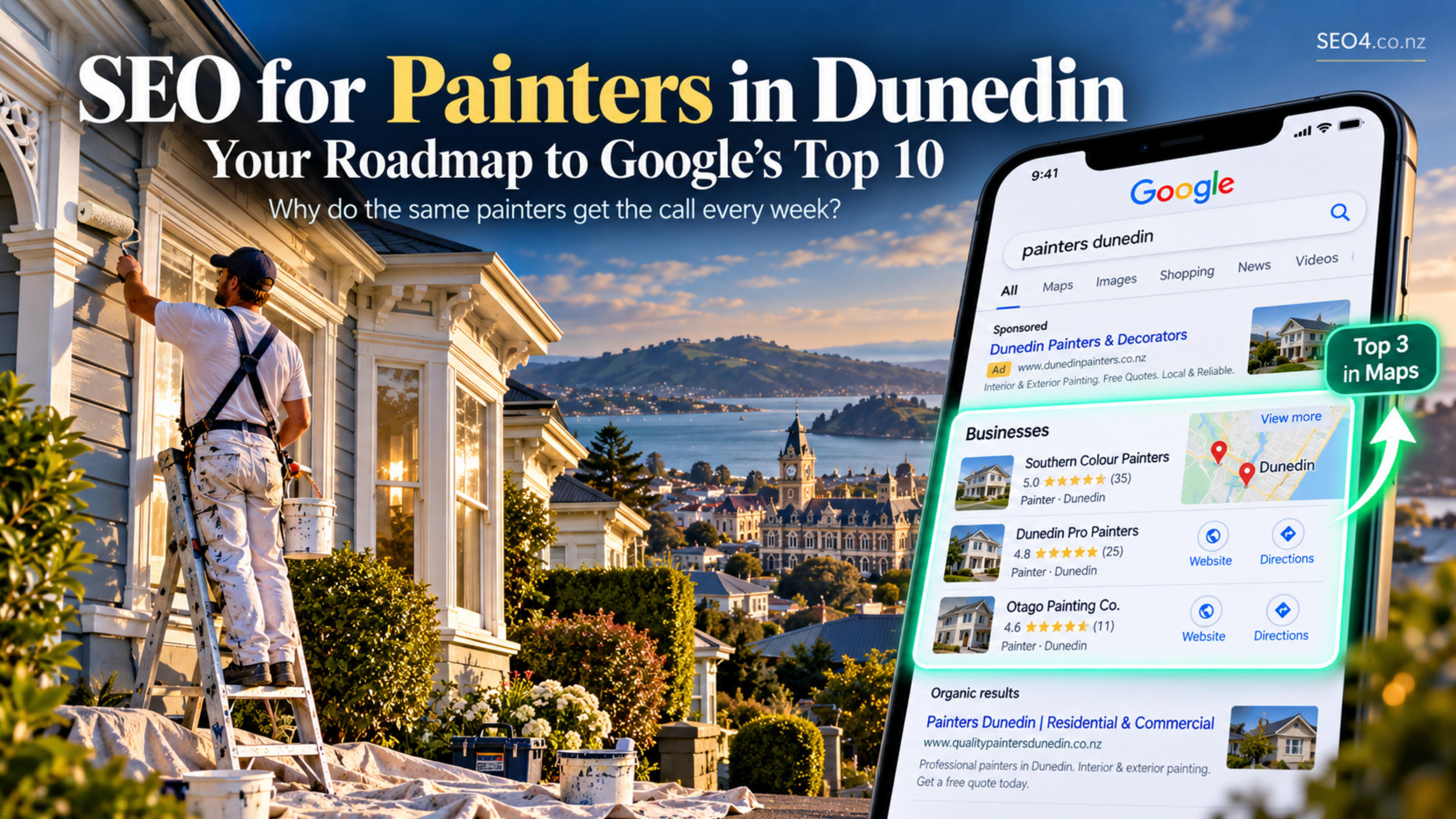 Painters in Dunedin on seo4.co.nz