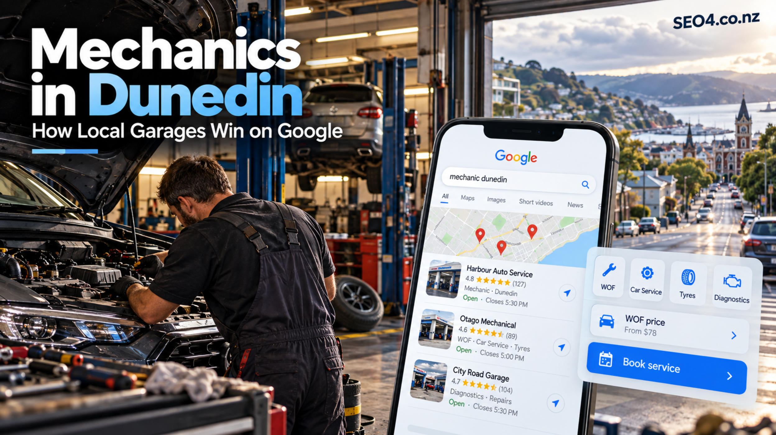 Mechanics in Dunedin NZ on seo4.co.nz
